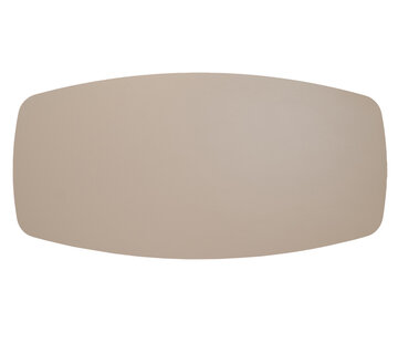 Bronx71 Tafelblad Otis Deens ovaal melamine beige 240 x 120 cm