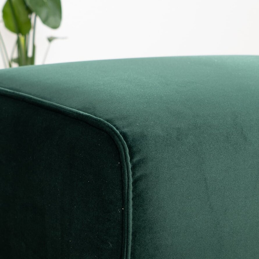 Hocker Vegas groen velvet