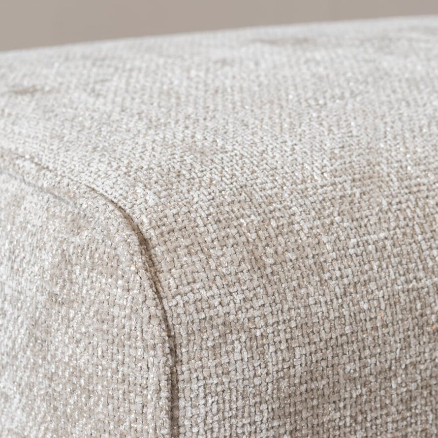 Hocker Vegas taupe chenille