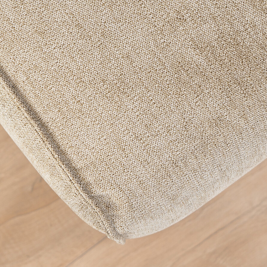 Hocker Vegas taupe polyester