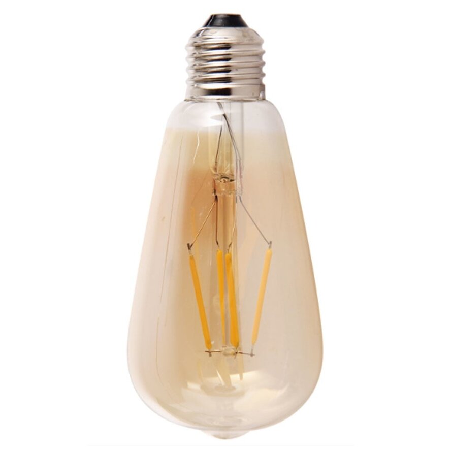 LED Lichtbron Druppel gold 14,5 cm dimbaar - 4 watt