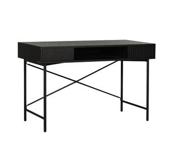 Bronx71 Bureau Maury zwart eiken 120x55x77 cm