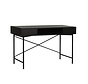 Bureau Maury zwart eiken 120x55x77 cm