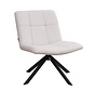 Fauteuil Eevi gerecyclede stof off white