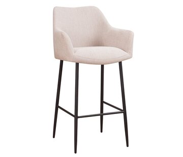 Bronx71 Barkruk Niklas beige gerecycled polyester 78 cm