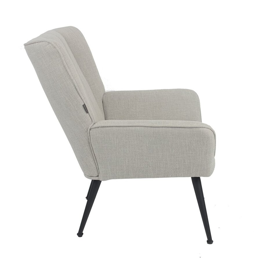 Fauteuil City linnen taupe