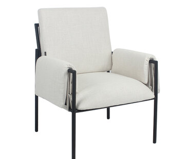 Bronx71 Fauteuil Urban linnen off white