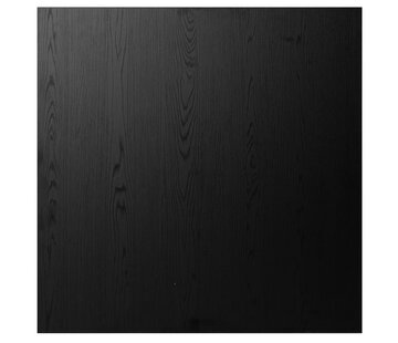Bronx71 Tafelblad Roan melamine zwart 60 x 60 cm