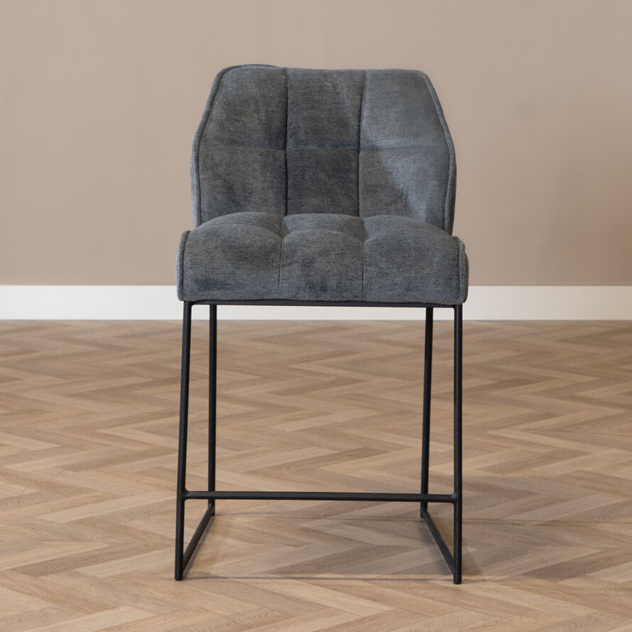 Barkruk Jelle antraciet polyester 70 cm