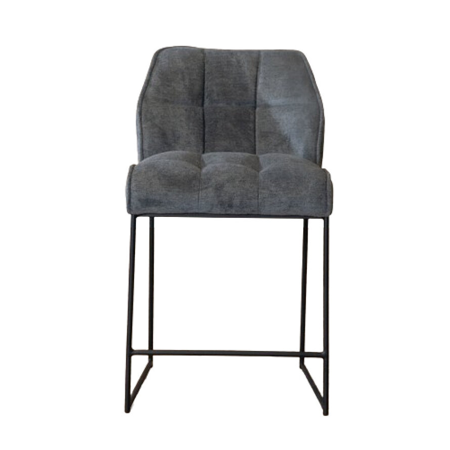 Barkruk Jelle antraciet polyester 70 cm