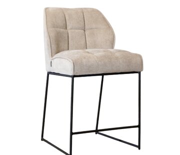 Bronx71 Barkruk Jelle taupe polyester 70 cm