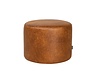 Poef/Hocker Kyla cognac eco-leer