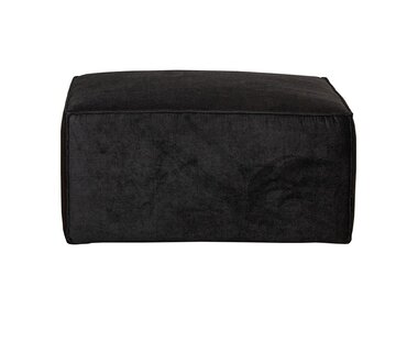 Bronx71 Hocker Memphis zwart polyester
