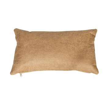 Bronx71 Kussen Kyla eco-leer beige 25 x 45 cm