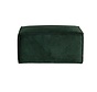 Hocker Memphis donkergroen velvet