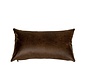 Kussen Kyla eco-leer bruin 25 x 45 cm