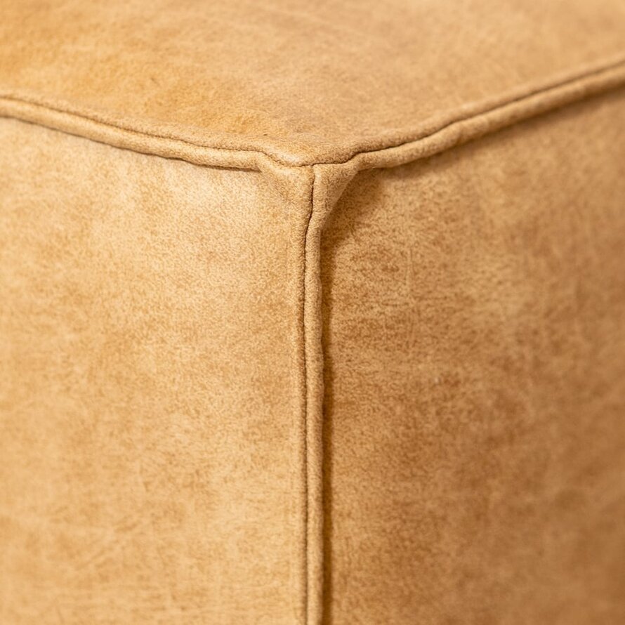 Hocker Memphis beige eco-leer