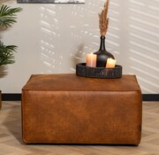 Bronx71 Hocker Memphis cognac eco-leer