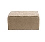 Hocker Memphis taupe chenille stof