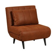 Bronx71 Slaapfauteuil Hanna cognac eco-leer