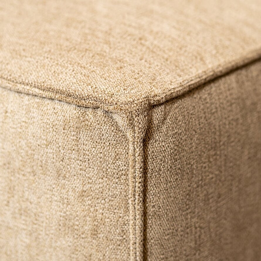 Hocker Memphis taupe polyester