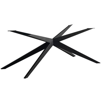 Bronx71 Onderstel tafel spinpoot Torben metaal zwart 140 x 80 cm
