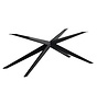 Onderstel tafel spinpoot Torben metaal zwart 150 x 80 cm