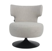 Bronx71 Fauteuil Metro draaibaar linnen taupe