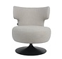 Fauteuil Metro draaibaar linnen taupe