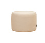 Poef/hocker Hilda off white polyester