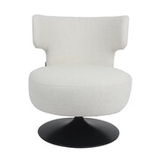 Bronx71 Fauteuil Metro draaibaar linnen ivory