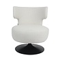 Fauteuil Metro draaibaar linnen off white