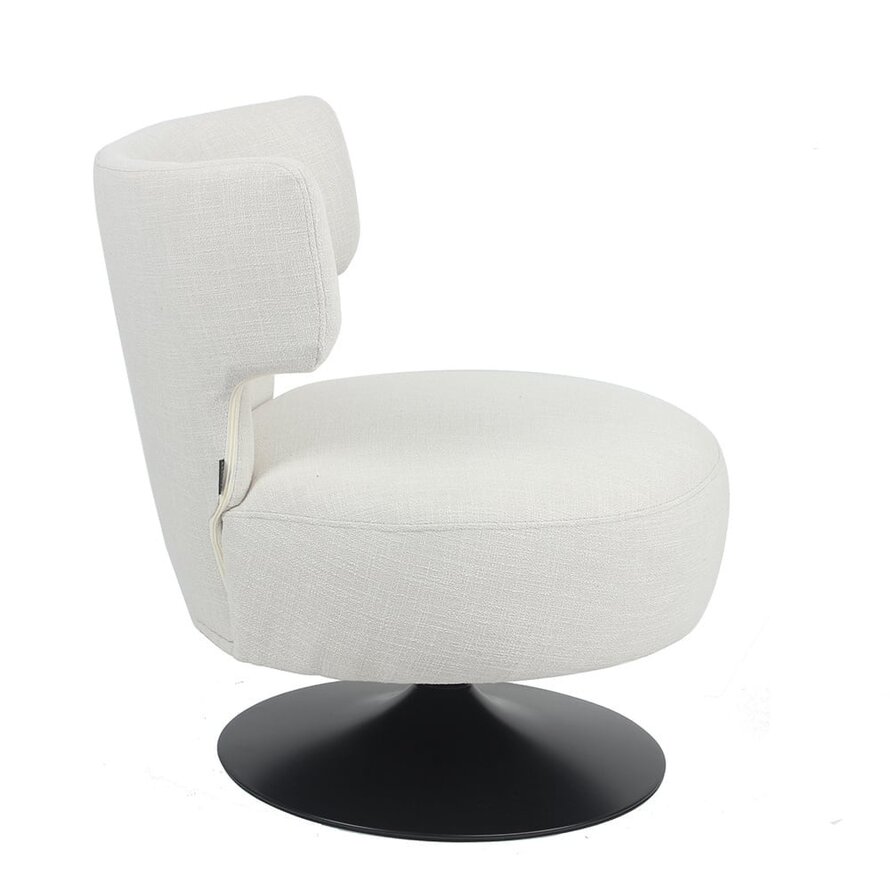 Fauteuil Metro draaibaar linnen off white