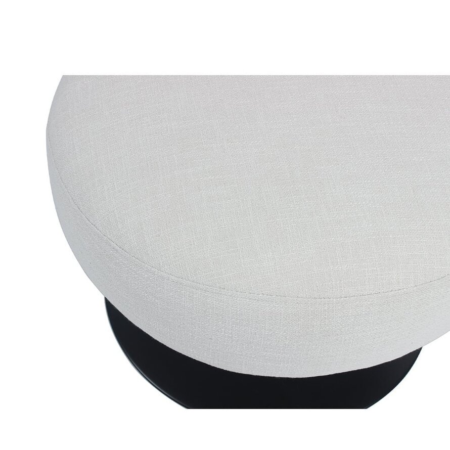 Fauteuil Metro draaibaar linnen off white