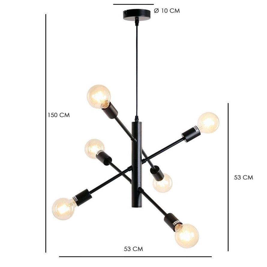 Hanglamp Harvey 6-lichts