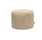 Poef/hocker Myles taupe polyester