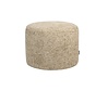 Poef/hocker Feline taupe chenille stof