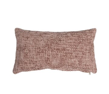 Bronx71 Kussen Feline roze chenille stof 25 x 45 cm