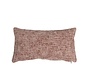 Kussen Feline roze chenille stof 25 x 45 cm