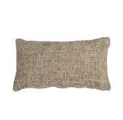 Bronx71 Kussen Feline taupe chenille stof 25 x 45 cm