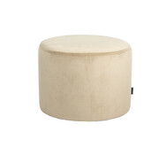 Bronx71 Poef/hocker Anna beige velvet