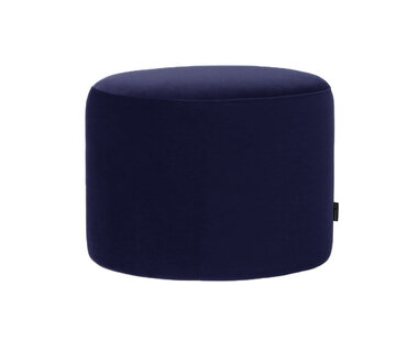 Bronx71 Poef/hocker Anna donkerblauw velvet