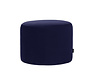 Poef/hocker Anna donkerblauw velvet
