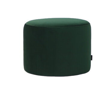 Bronx71 Poef/hocker Anna donkergroen velvet