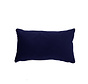 Kussen Anna donkerblauw velvet 25 x 45