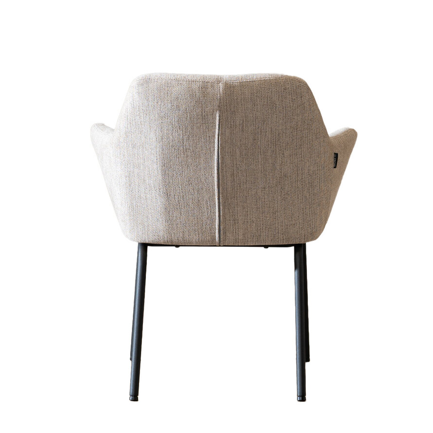 Stoel Sten gerecycled polyester taupe