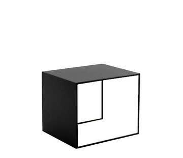 Bronx71 Bijzettafel Lucia metaal zwart 34 cm hoog