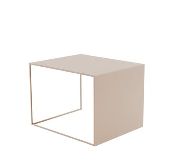 Bronx71 Bijzettafel Gianni metaal taupe 40 cm hoog