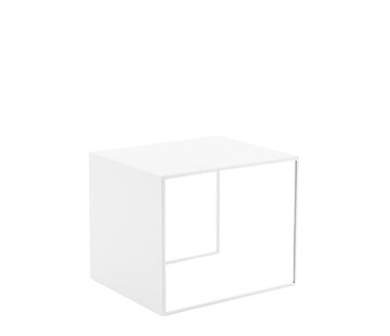 Bronx71 Bijzettafel Lucia metaal wit 34 cm hoog