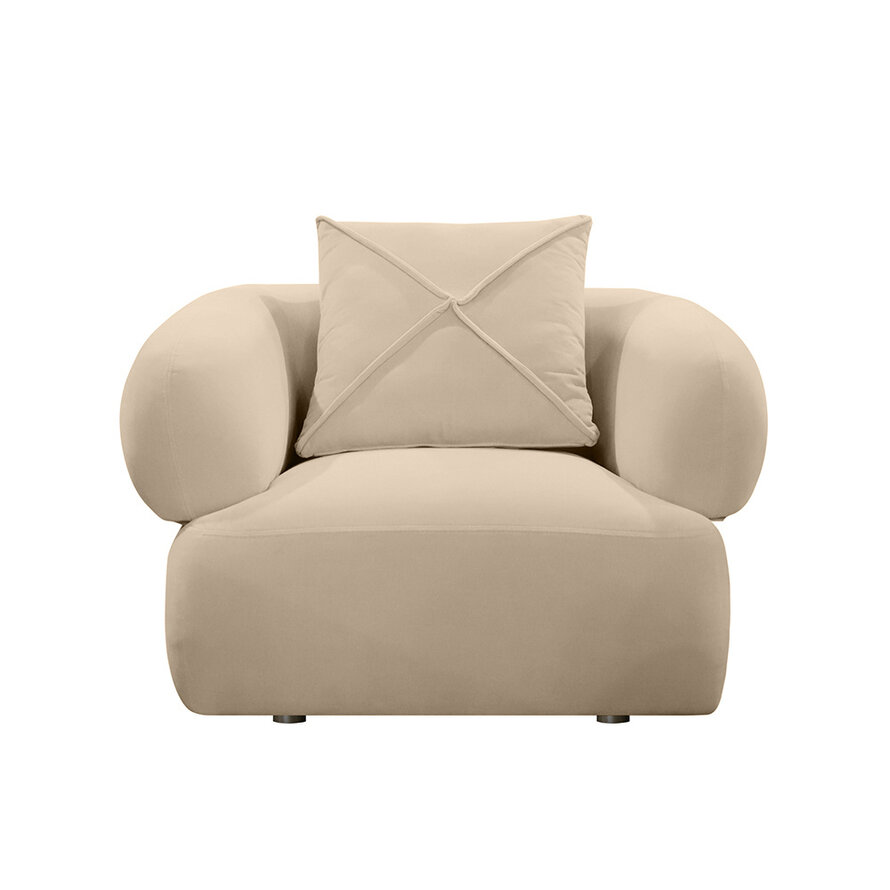 Fauteuil Palermo velvet beige